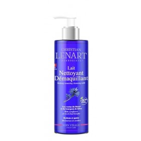 CHRISTIAN LENART – Lait Nettoyant Démaquillant aux vertus du bleuet et du bourgeon de hêtre 200 ml - 95% dingrédients dorig