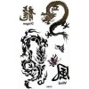 Various Créations Pour Hommes Garçons Large Noir étoiles Dragon Chinois Celtique Tatouage Temporaire Fêtes Sacs-cadeaux - par