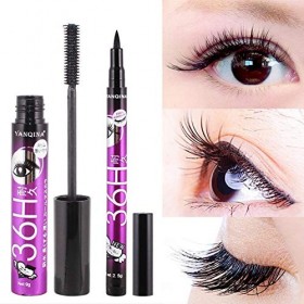 Hamaio Mascara Waterproof - Mascara Volume - Cils Volumineux, Ongue DuréE - Mascara Cils en Soie 4D - Allongeant Durable Tout