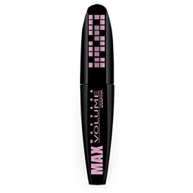 Mascara Max Volume Noir Allongeant Recourbant Grosse brosse Silicone Sans paquet