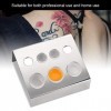 KTOO Support de gobelet dencre de tatouage 7 trous en acier inoxydable support de capuchons de pigment de tatouage pour Kit 