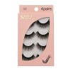 weixinbuy Four Pairs False Eyelashes Slender Curl 3d Mink Hair False Lashes Seamless Grafting False Eyelashes, Great Choice.