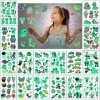 Yeefunjoy Tatouage Temporaire Enfant, 16 PCS de MixteTatouage Temporaire imperméable Stickers Brille Dans Le Noir, Fourniture