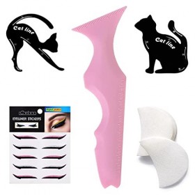 SansRealmL Modèle Eyeliner, modèle Eyeliner pour débutants, modèle Eyeliner réutilisable, modèle Eyeliner flexible pour le ma