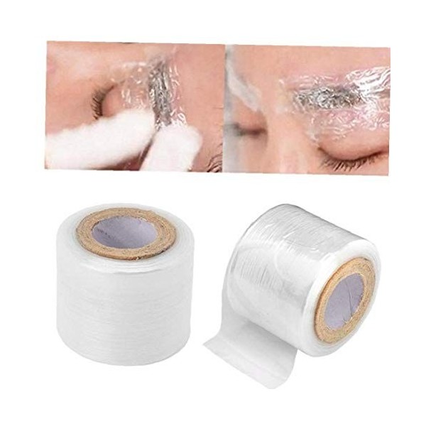 Aisoway 1 Rouleau Microblade en Plastique Transparent Wrap Film pour Le Maquillage Preservative Semi Permanent Tattoo Sourcil