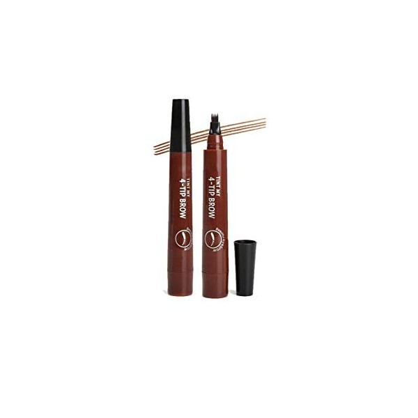 Gusengo Eyebrow Pencil, Sourcil Tatouage Stylo, Stylo De Tatouage De Sourcil, Crayon À Sourcils 4 Points, Eyebrow Tattoo Pen,