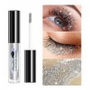 Mascara - Mascara Diamant Concassé Brillant - Mascara Volume - Cils Volumineux, Ongue DuréE - Mascara Cils en Soie 4D - Allon