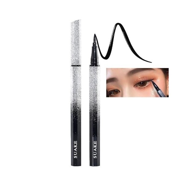 ATURMC Sky Eyeliner Crayon Noir Imperméable Longue Durée Liquide Eyeliner Naturel Crayon Eyeliner Pour Fine Design Résistant 