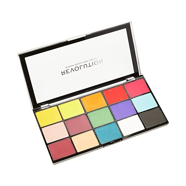 Makeup Revolution, Palette dombres à paupières Reloaded, Marvellous Mattes, 15 nuances, 16.5g