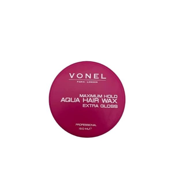 VONEL cire wax coiffante parfumée à fixation forte et à effet brillant 150 ML