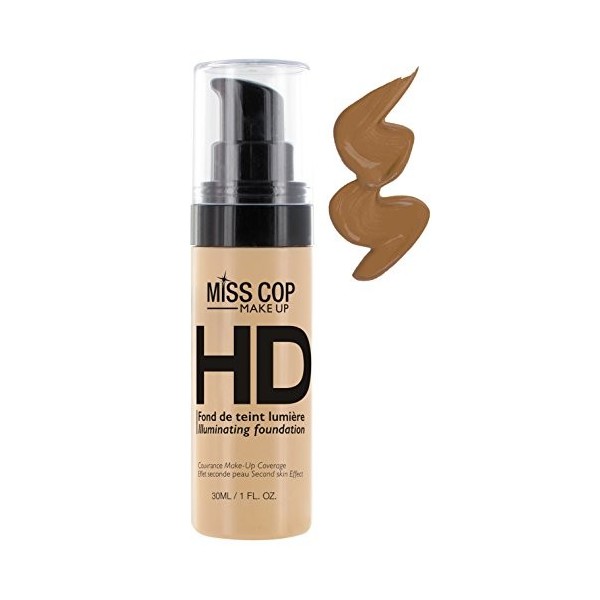 Miss Cop Fond de Teint Fluide HKD Lumière Beige Doré 30 ml