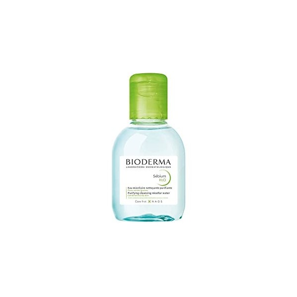 BIODERMA SÉBIUM H2O 100ml | Nettoyante et démaquillante – Purifie en douceur | Peaux mixtes, grasses ou à imperfections