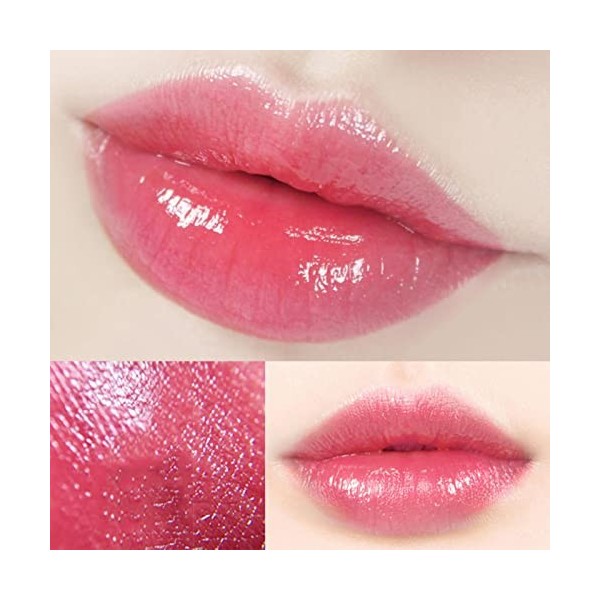 Aloe Vera Lipstick, Magic Temperature Color Change Lip Gloss Long Lasting Nutritious Lips Makeup Aloe Vera Lip Gloss, for Wom