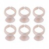 Tasses de bague dapprovisionnement de 3 types 100 pièces tasse danneau dencre de tatouage semi-permanente de Silicone pour