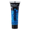 Moon Glow Neon UV Gel pailleté pour le visage et le corps, jaune, 12 ml lot de 1 