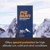 Piz Buin Crème solaire de montagne et soin des lèvres au LSF 50+, protection solaire spécialement pour le ski et la randonnée