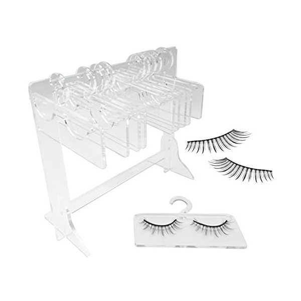 maquillage pour les cils | Support faux cils | Eye Lash Hanger pour support stockage faux cils, conteneur cosmétique daffich