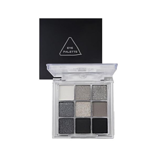 Palette pour les yeux fumés - Fard à paupières de maquillage mat pailleté 9 couleurs,Petite palette de fards à paupières pour