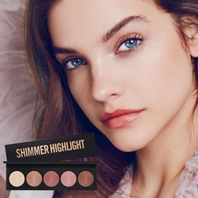 Eayoly Highlight Palette Cosmétiques Poudre - Surligneur Professionnel pour Le Visage - Contouring et Mise en Maquillage cosm