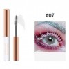 Mascara à boucler imperméable 4D en fibre de soie pour cils épais et Mascara S5W7 Slim Allongement Curling Couleur Comestics