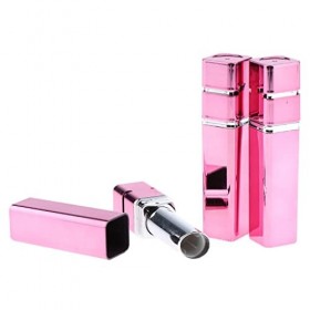 Leisurealeaneag Lot de 5 flacons vides pour gloss à lèvres et huile de cils 2 ml, noir transparent, style 7