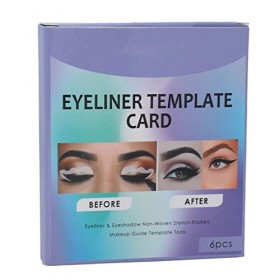 12pcs Eyeliner Stencil Eyeshadow Stencil, Eye Make Up Stencil Eyeliner Stencil Sticker Cat Eyes Make Up Tool Eyes Winged Eyel