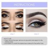 12pcs Eyeliner Stencil Eyeshadow Stencil, Eye Make Up Stencil Eyeliner Stencil Sticker Cat Eyes Make Up Tool Eyes Winged Eyel