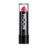 Moon Glow Neon UV Glitter Rouge à lèvres – Rouge à lèvres coloré fluo brillant – Brille sous les rayons UV, Violet, 1 pièce 