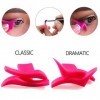 Tampon en silicone rose pour eye-liner, outil cosmétique professionnel, pochoir pour eye-liner, tampon facile à utiliser tai