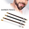 Hairline Barber Pencil, Hair Beard Shape Barber Pencil 4pcs pour la Mise en Forme de la Barbe pour un Usage Professionnel Fam