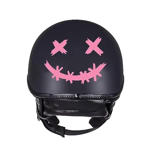 FUERLI Sticker Casques Smile,Décalcomanies décoratives imperméables de Visage de Sourire pour des Voitures - Autocollants de 