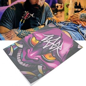 Livre professionnel de tatouage de corps, accessoire de livre de modèle de pratique de tatouage de livre de modèle de shader 