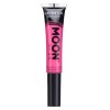 Moon Glow Mascara UV néon | Couleur néon vive, brille sous un éclairage UV | Maquillage néon, rose foncé, 15 ml paquet de 1 