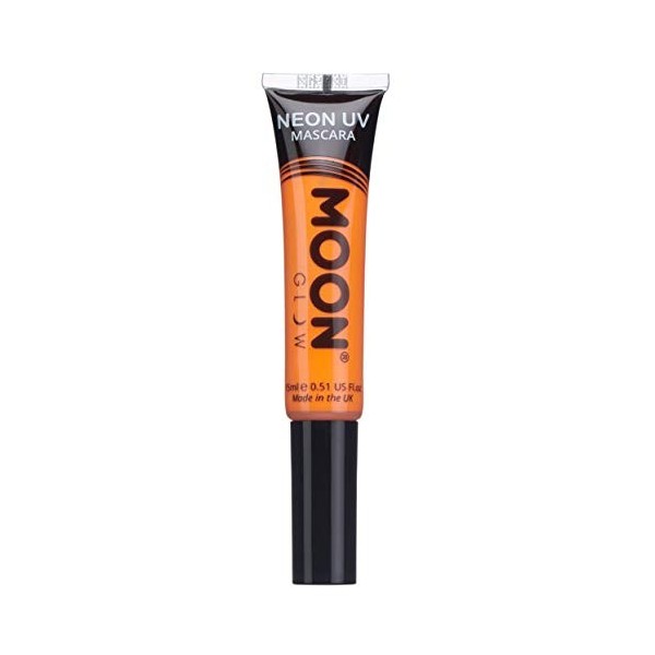 Moon Glow Mascara UV néon | Couleur néon vive, brille sous un éclairage UV | Maquillage néon, rose foncé, 15 ml paquet de 1 