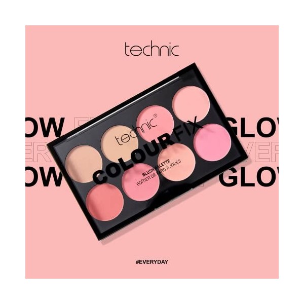 Technic Colour Fix Pressed Powder 8 Colour Blush Palette