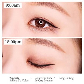 Effaceur Stylo Plume Noir Eyeliner Liquide Ltra Proof Eyeliner Noir Liquide Longue Durée Sans Enlèvement Dencre Maquillage B