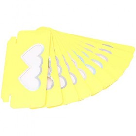 Boîte de Rangement Vide en Papier pour Faux Cils, Boîte Demballage de Cils Légère et Portable avec Protection contre la Pous