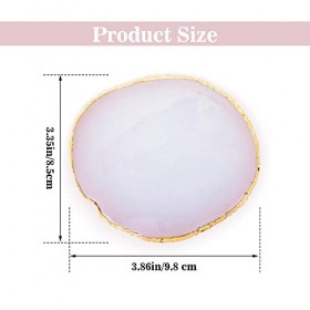 WLLHYF Palette de nail art, en résine, palette de couleurs mixtes, plaque de maquillage irrégulière, plaque à ongles, outil à