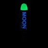 Moon Glow Neon UV Rouge à lèvres – Rouge à lèvres couleur néon brillant – Brille sous les rayons UV, Vert pastel, 1 pièce lo