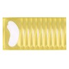 Sous les coussinets pour les yeux, 10 paires/50 paires dextensions de cils patchs coussinets de gel pour les yeux au collagè