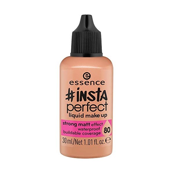 ESSENCE BASE DE MAQUILLAJE INSTA PERFECT 80 HOT CHOCOLATE 30 ML