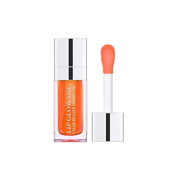 Gloss à lèvres hydratant avec haute brillance pour que les lèvres paraissent plus pleines, hydratant, anti-adhésif, 6 ml, pie