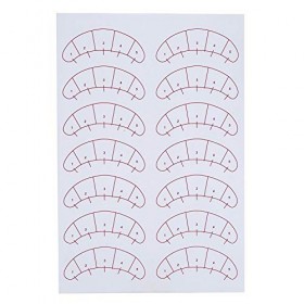 140 PCS Cils Extension Adhésif Autocollant Eye Lash Isolation Pads Positionnement Patches Outil Formation Cils pour Extension