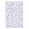 140 PCS Cils Extension Adhésif Autocollant Eye Lash Isolation Pads Positionnement Patches Outil Formation Cils pour Extension