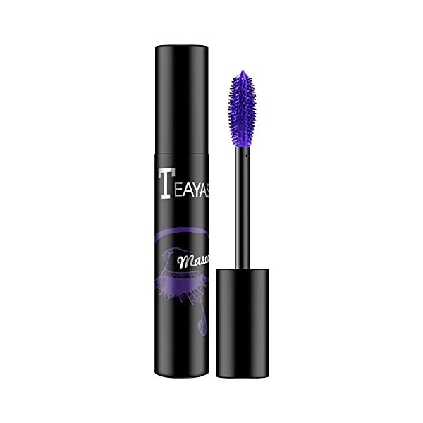 HAOHAG Couleur Mascara Cils Volumateur et Allongeant Imperméable à l’eau Anti-transpiration 4D Plus Volumineux Longue Luxueus