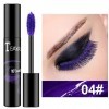 HAOHAG Couleur Mascara Cils Volumateur et Allongeant Imperméable à l’eau Anti-transpiration 4D Plus Volumineux Longue Luxueus