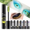 HAOHAG Couleur Mascara Cils Volumateur et Allongeant Imperméable à l’eau Anti-transpiration 4D Plus Volumineux Longue Luxueus