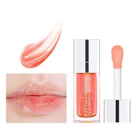 Gloss à lèvres hydratant avec haute brillance pour que les lèvres paraissent plus pleines, hydratant, anti-adhésif, 6 ml, pie