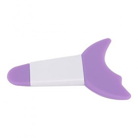 Applicateur en Silicone Réutilisable pour un Maquillage Parfait des Yeux – 2 Courbes, Application Précise, évite les Résidus,