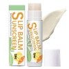 Chapstick avec FPS 30 - Crème solaire pour les lèvres Bum Sun SPF30 - Crème solaire hydratante pour les lèvres, crème solaire